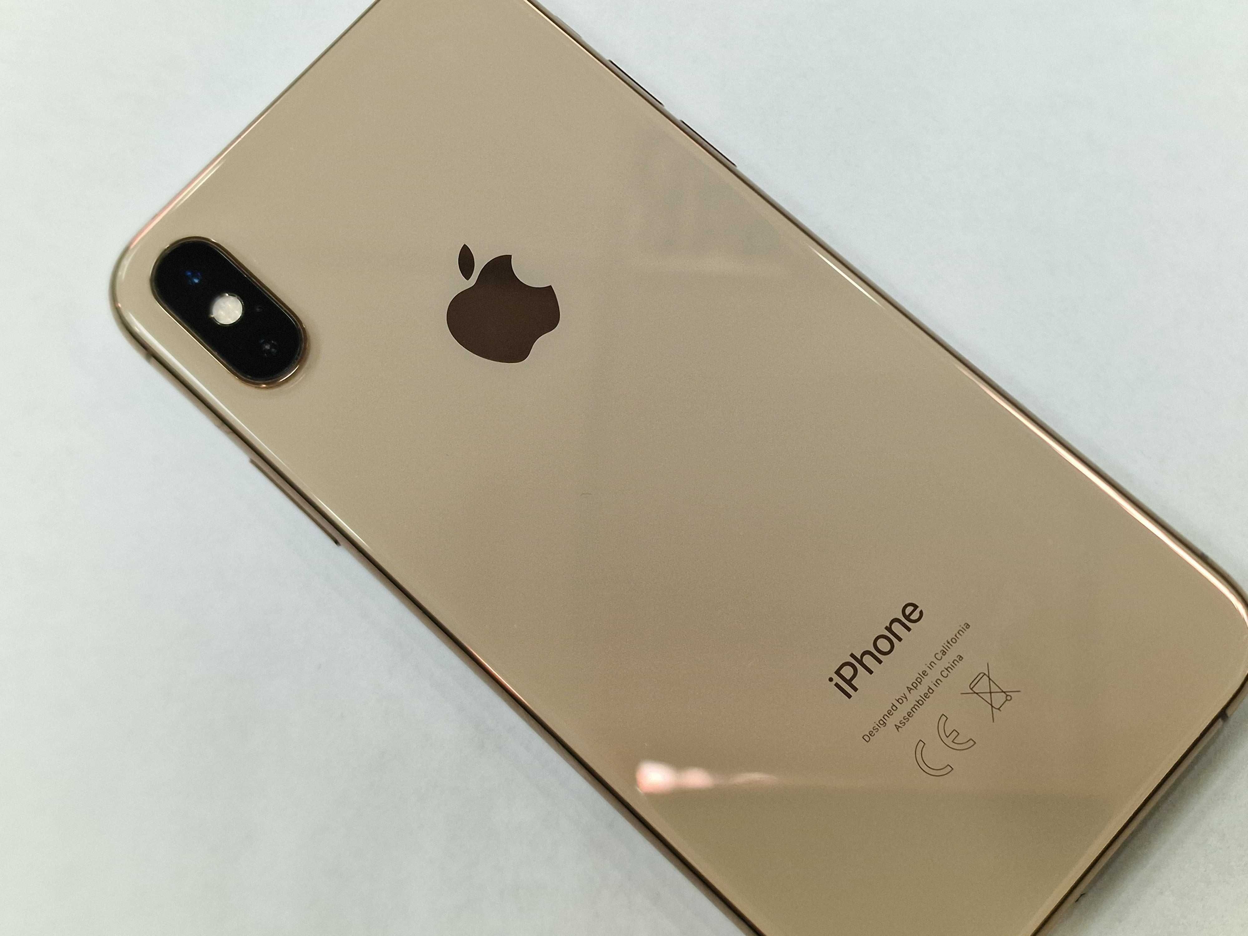 Iphone XS 64GB/ Gold/ Złoty/ Bateria 100%/ DB/ Gwarancja