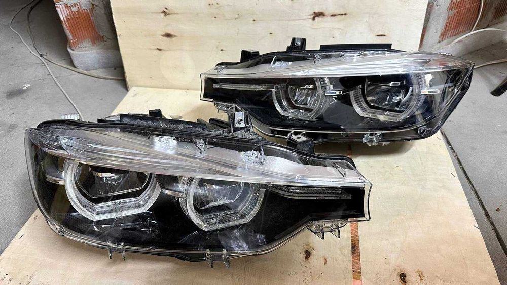Фары Чорні Фары Фара BMW 3 F30 31 34 35 80 LED БМВ 2012 - 2019
