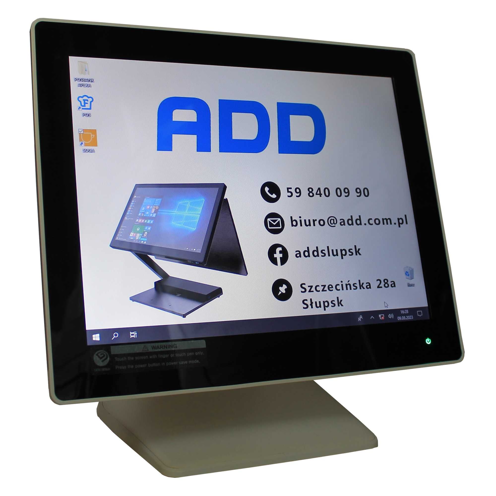 Terminal POS dotykowy APEXA + monitor klienta