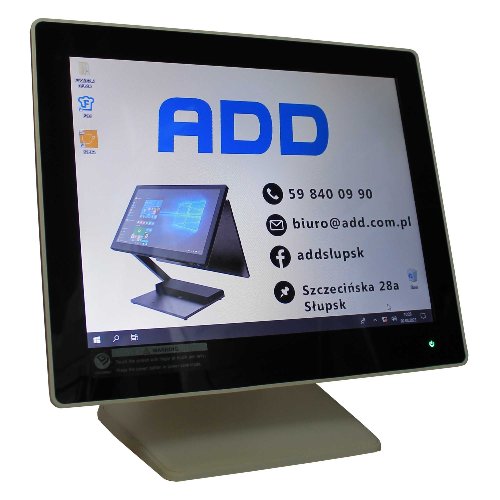 Terminal Gastronomia POS dotykowy APEXA + monitor klienta SUPER CENA
