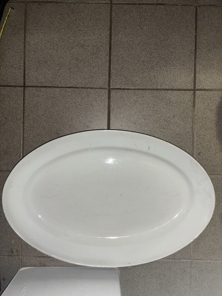 Travessa porcelana branca