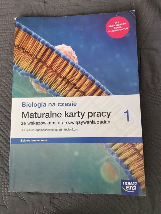 Biologia na czasie Maturalne karty pracy 1 zakres rozszerzony
