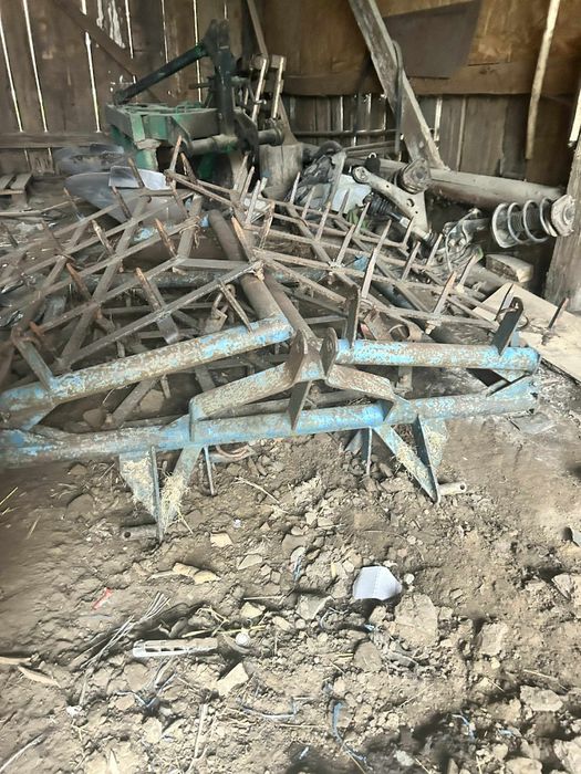 Pług 3 skibowy i brony 16 3 polowe