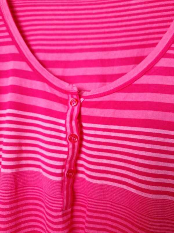 Różowa koszula nocna piżama bluzka damska długi rękaw Next XXXL 46