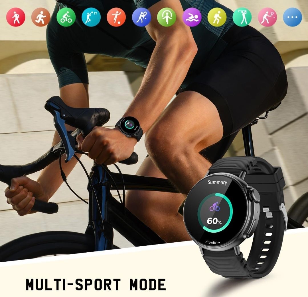 MISIRUN GT88 Ultra Smartwatch dla mężczyzn i kobiet z funkcją telefonu