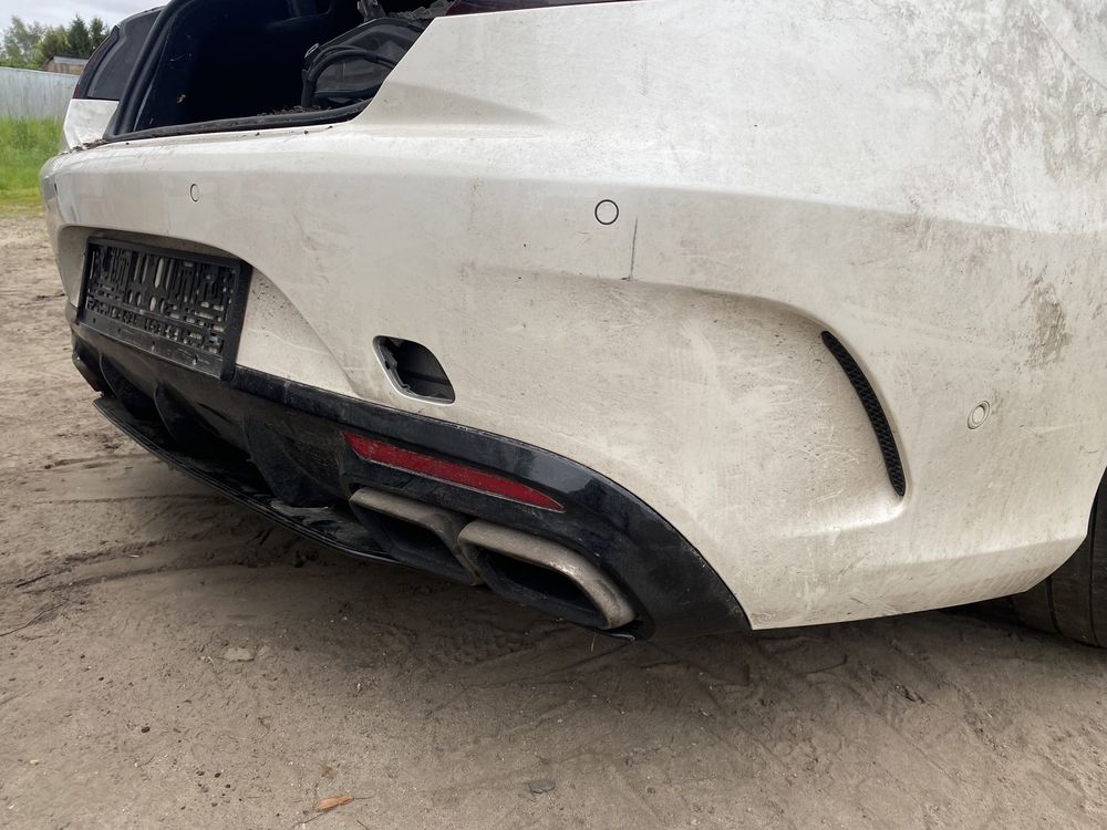Mercedes S coupe w217 a217 zderzak tył AMG końcówki wydechu
