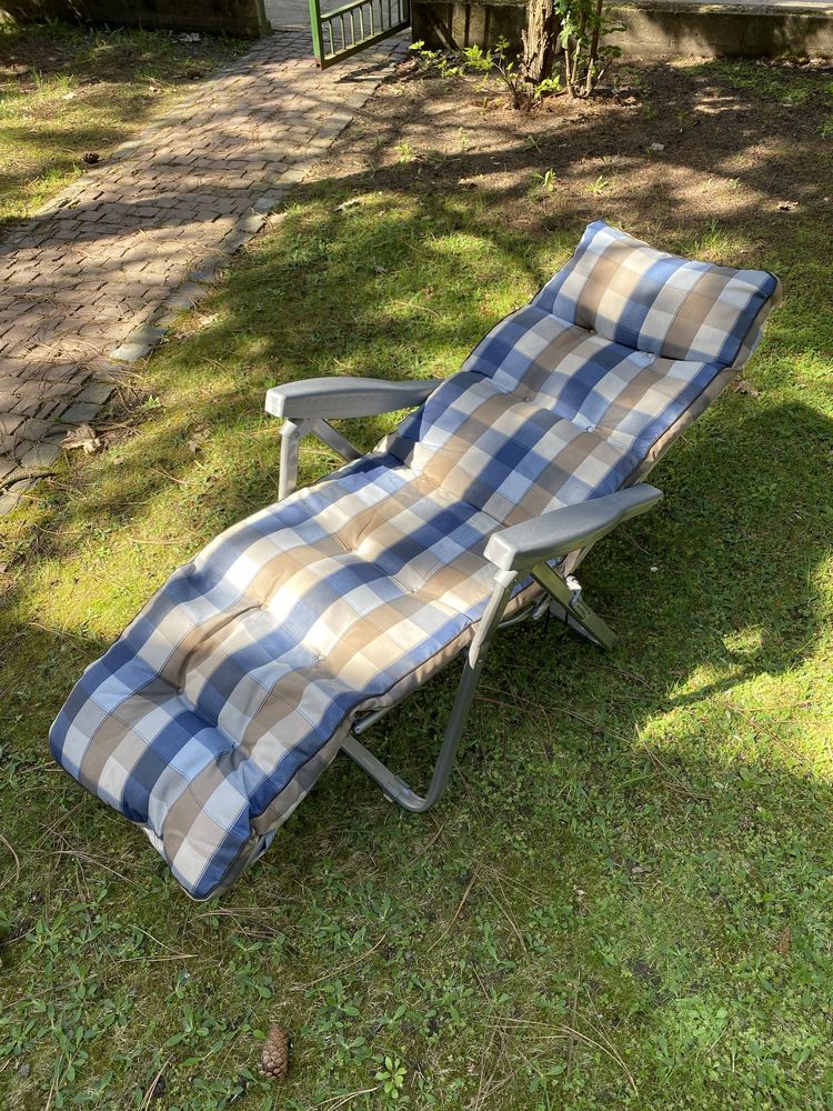 Fotel rozkladany leżak wypoczynkowy