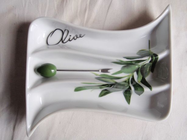 блюдо для маслин/оливков керамика.Новое