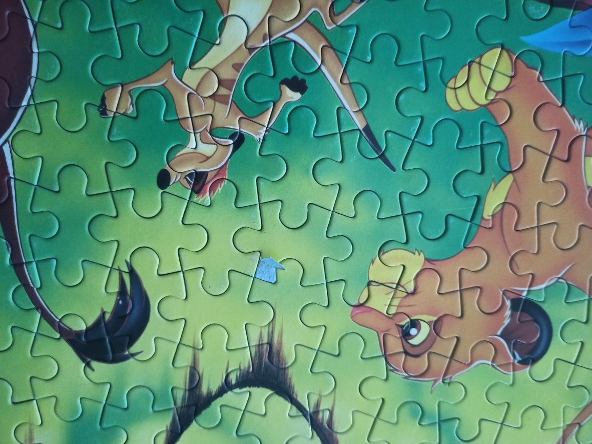 Puzzle Król Lew 400 elementów lata 90.