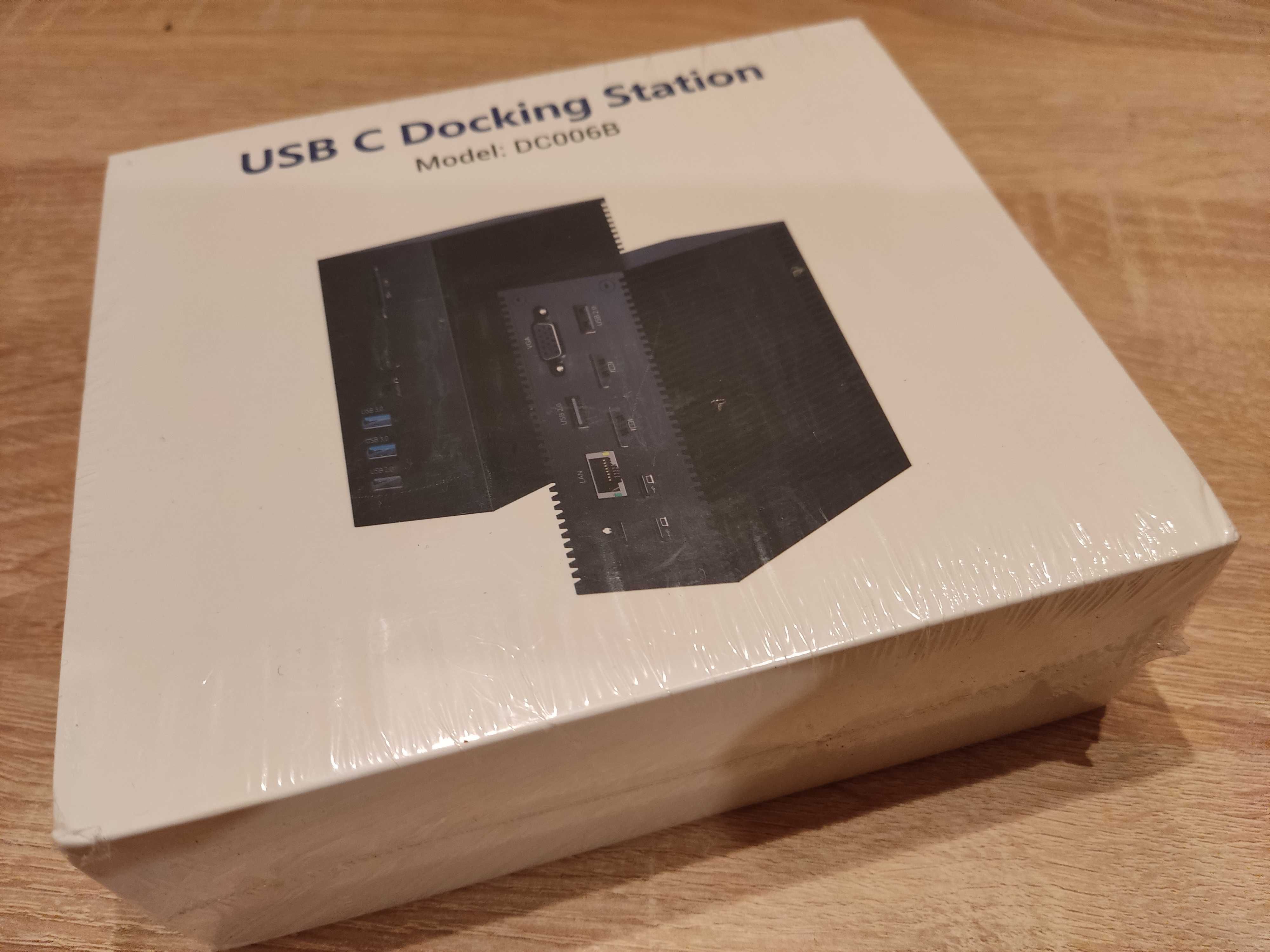 Stacja dokująca DC006B USB C z podwójnym HDMI 4K - Nowa , Okazja