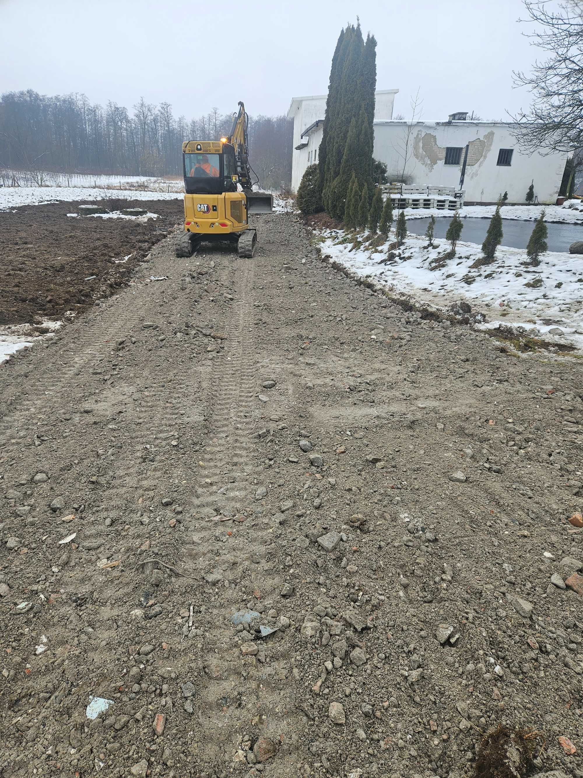 Kruszywo ceglano-betonowe 0-63 z transportem gruz kruszony na drogę