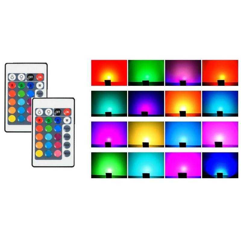 Foco projetor LED RGB de 50W