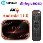 Приставка Androidtv. S905x4, S905w2 Vontar Tanix