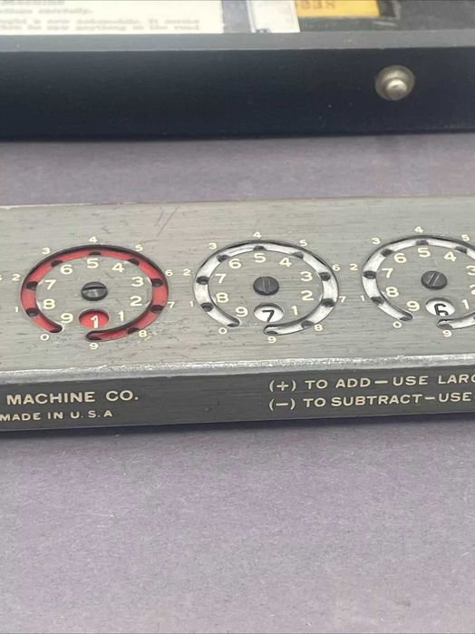 Addometr - stara maszyna licząca - rzadkość !!!