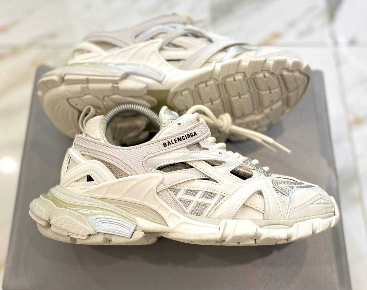 (БЕЗ ПЕРЕДОПЛАТИ)Balenciaga Track 2.0 White баленсіага трек 2 білі