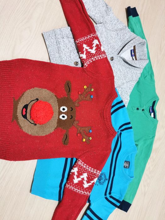 Sweterki dla chłopca 98-104.