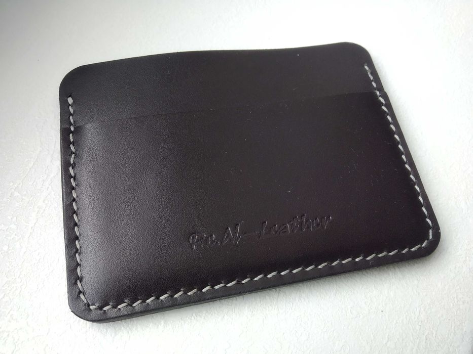 Skórzany portfelik , etui na karty - Cardholder  - skóra naturalna