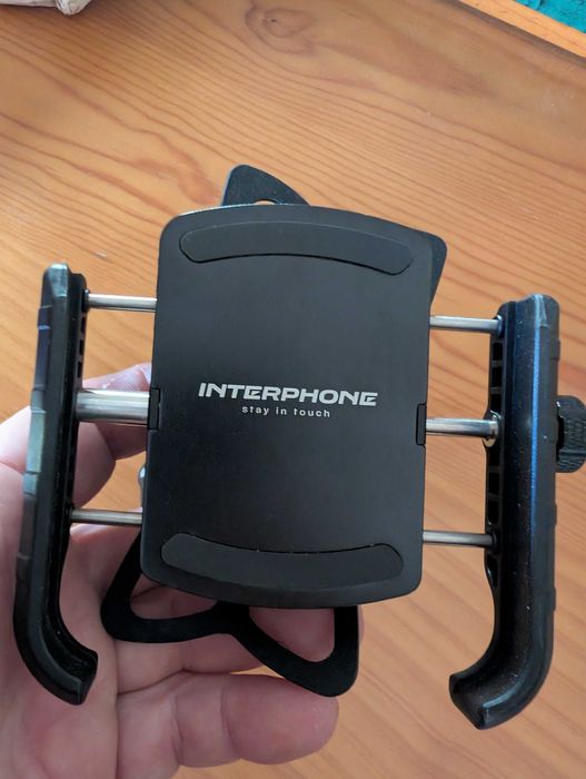 Vendo apoio telemóvel Interphone para moto novo em folha