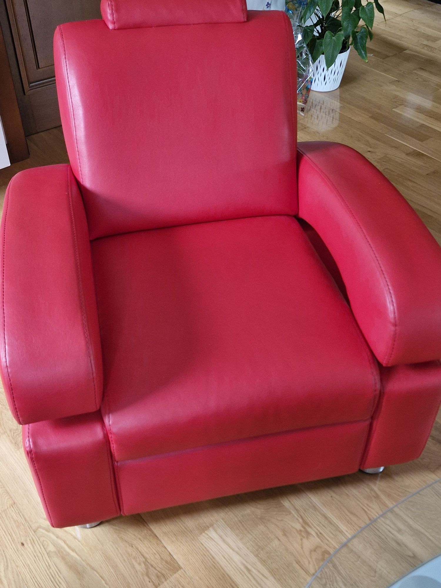 ZESTAW, KOMPLET  tapczan, kanapa, sofa, czerwone