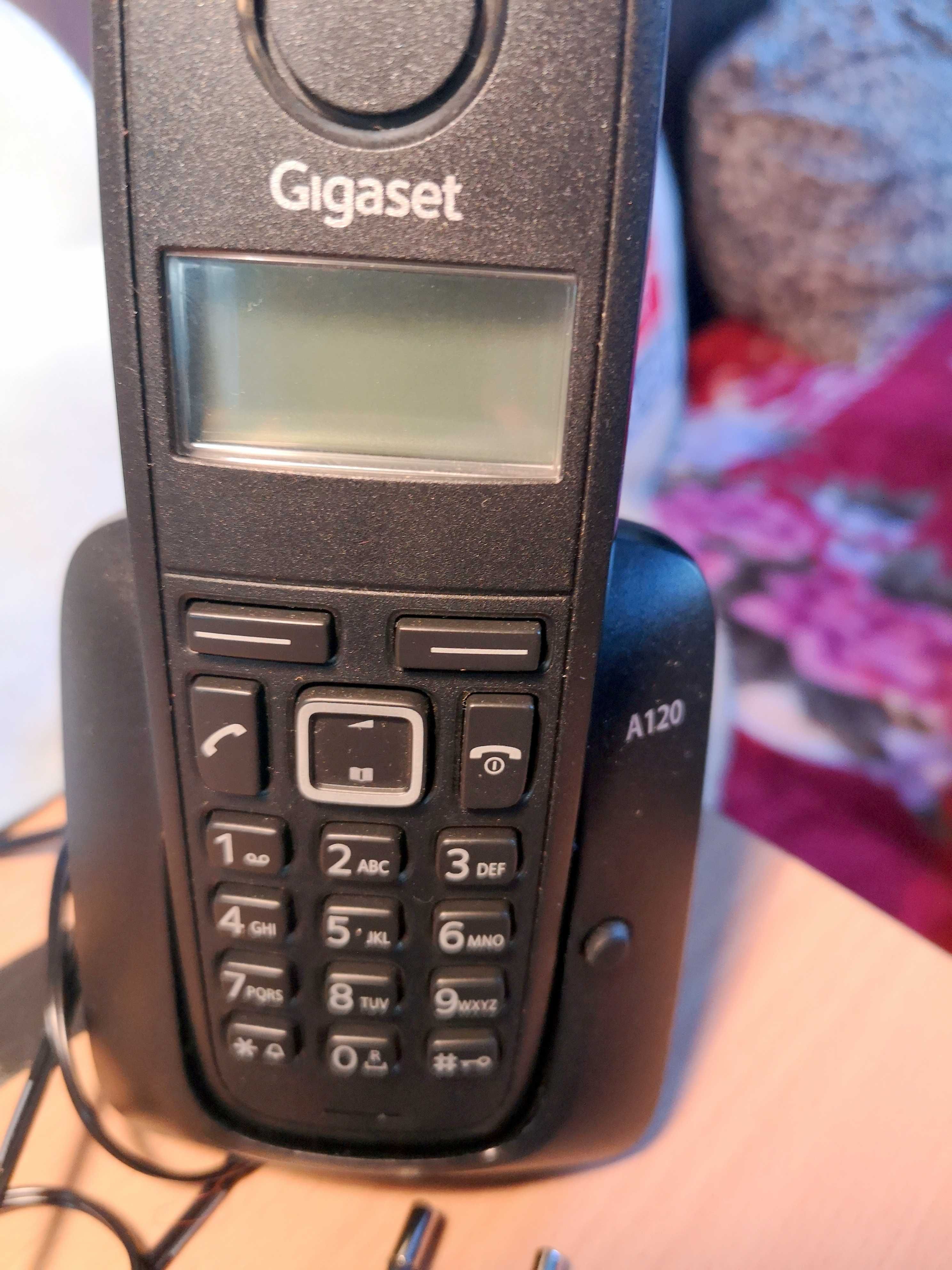 telefon stacjonarny GIGASET A120 KOMPLET Z BATERIAMI