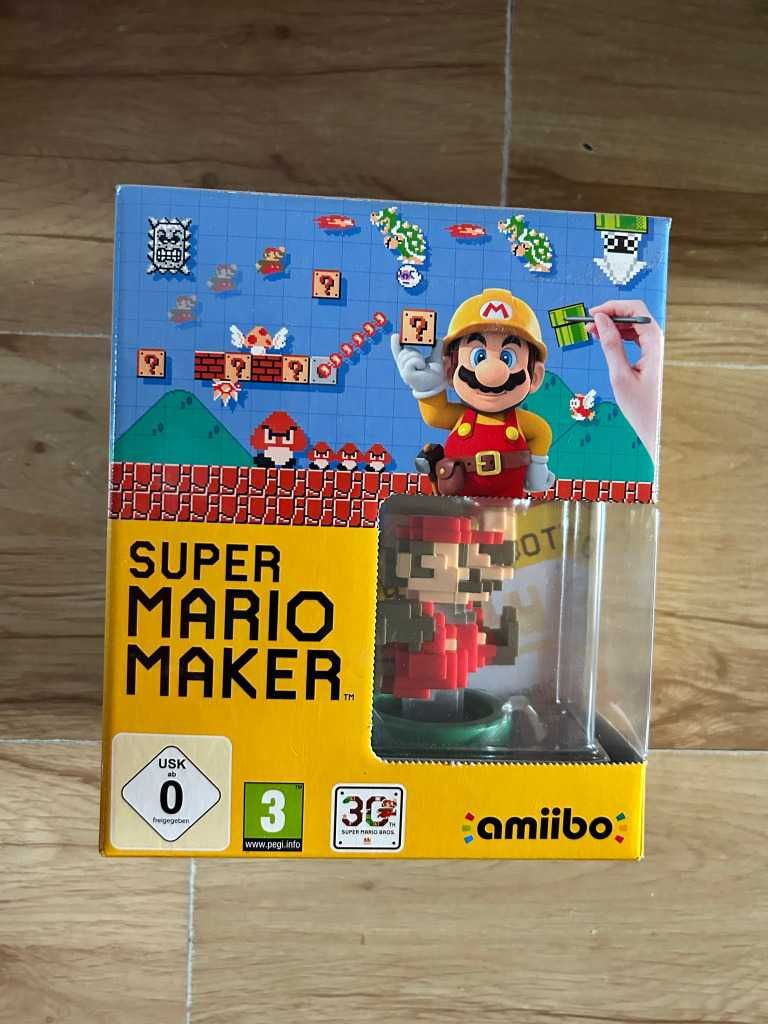 Super mario maker + amiibo limited edition wiiu