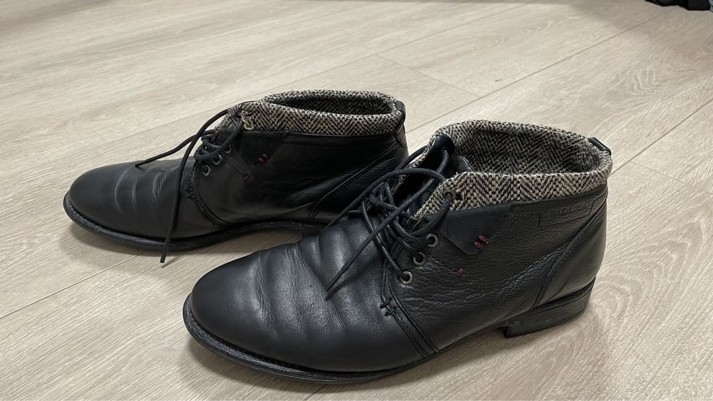 Демисезонные кожаные ботинки BADURA 41р