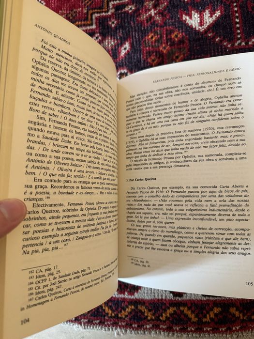 Lote de 2 livros Fernando Pessoa
