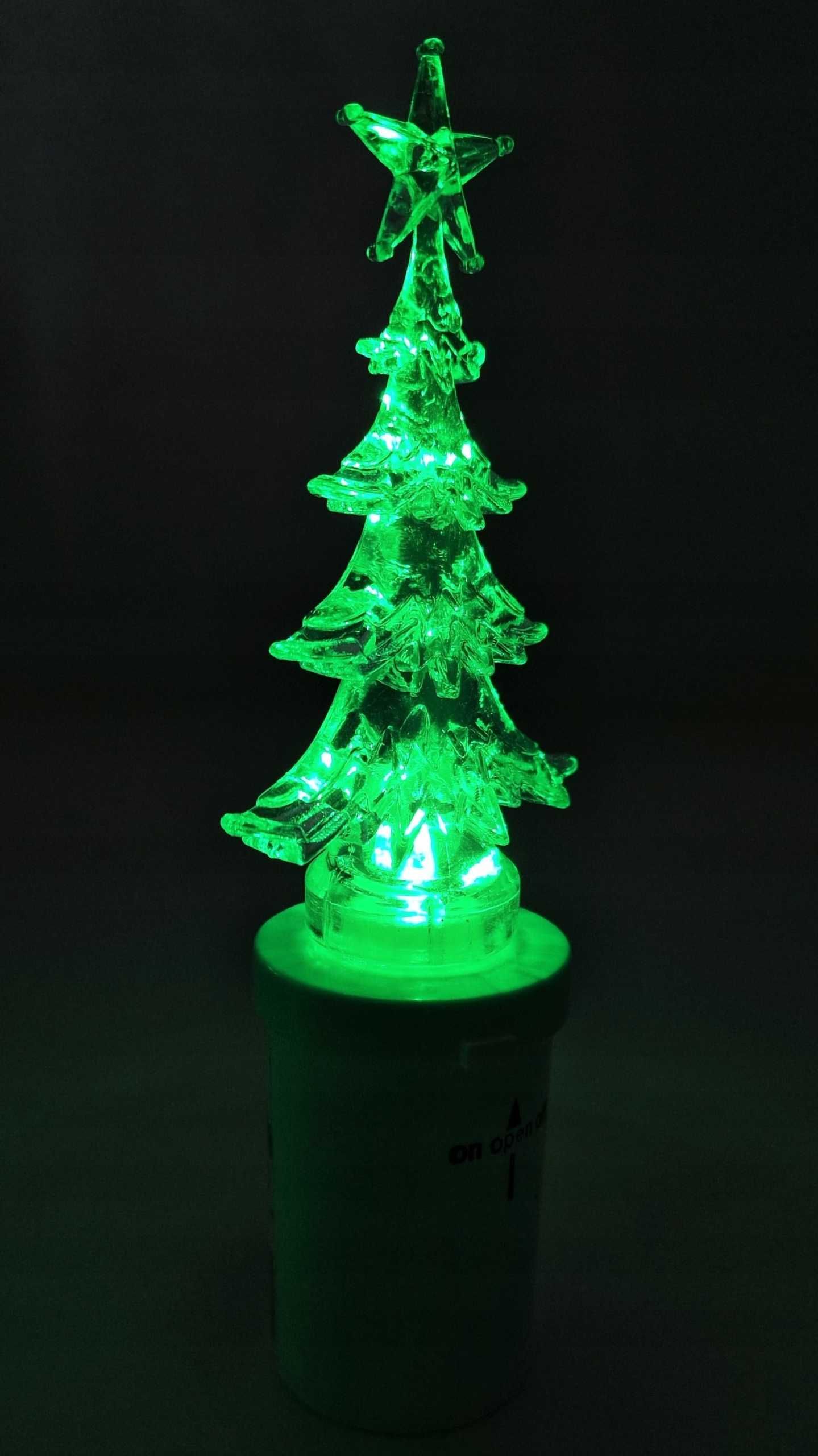 Wkład LED  figurka CHOINKA 16,5 cm - zielony