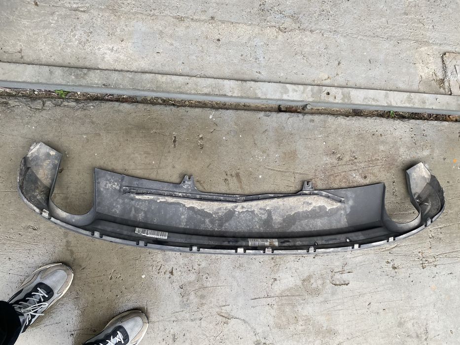 Дифузор бампера ауді а4 б9 S-line, накладка бампера, губа