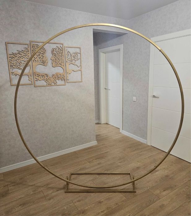 Круглий металевий рощьірний каркас арка кругла фотозона