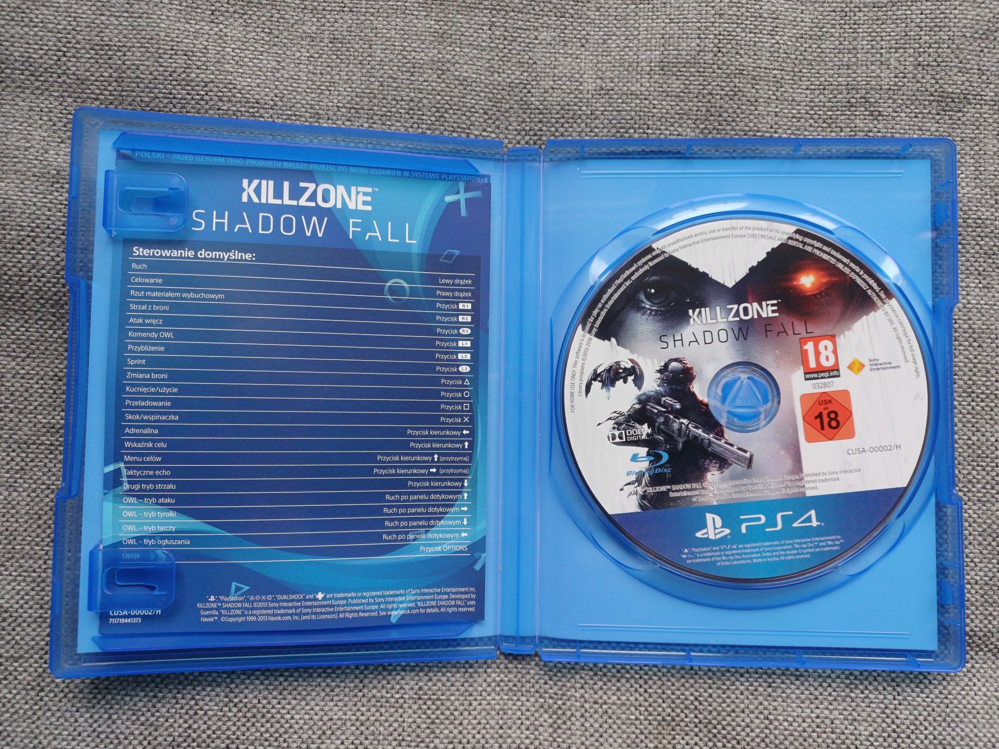 Killzone Shadow Fall PS4/PS5 dubbing PL, stan idealny