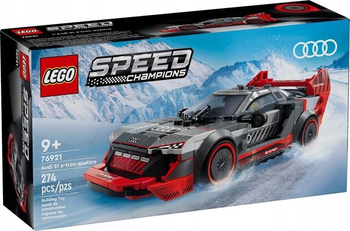 Klocki Lego Speed Champions 76921 Wyścigowe Audi S1 E-tron Quattro + T