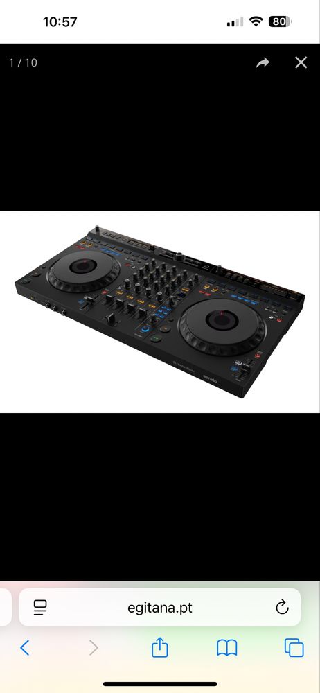 Controladora pioneer alphatheta ddj-grv6