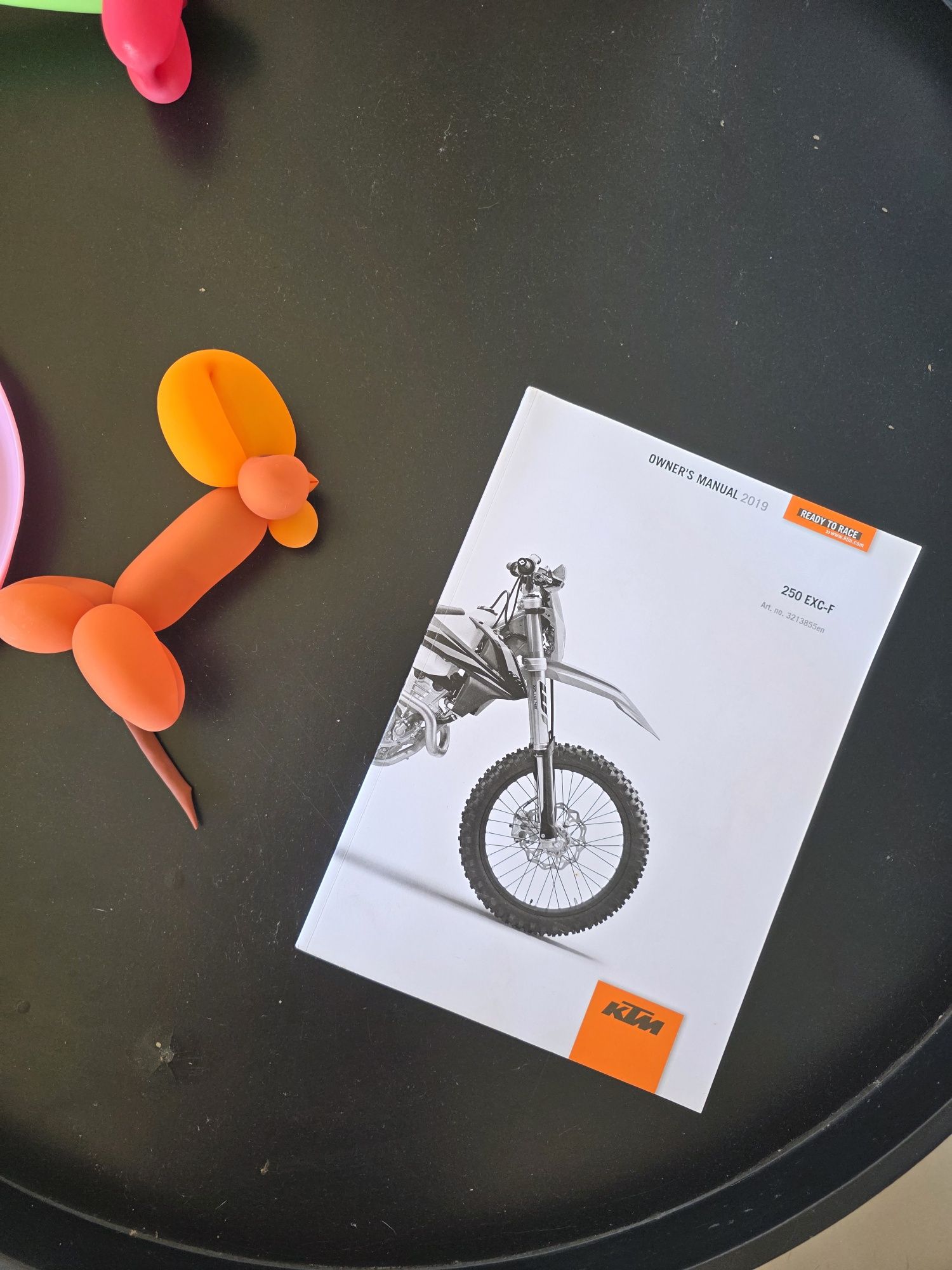 KTM exc-f 250 de 2018, matriculada