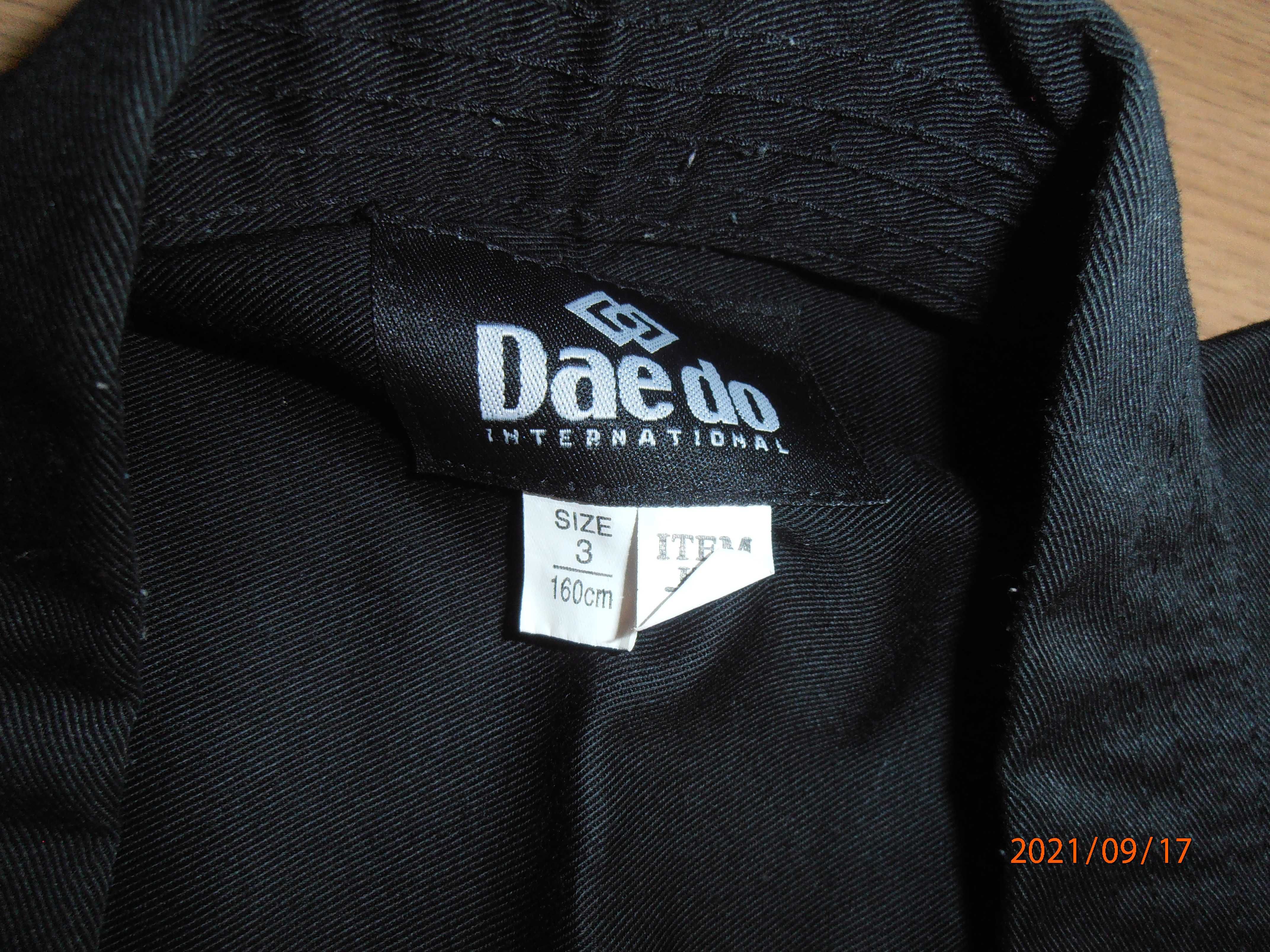 Fato Preto Karaté Kenpo size 3 (160cm)