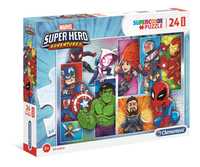Puzzle Clementoni 24 el. Supercolor Maxi Marvel Super Hero Adventures