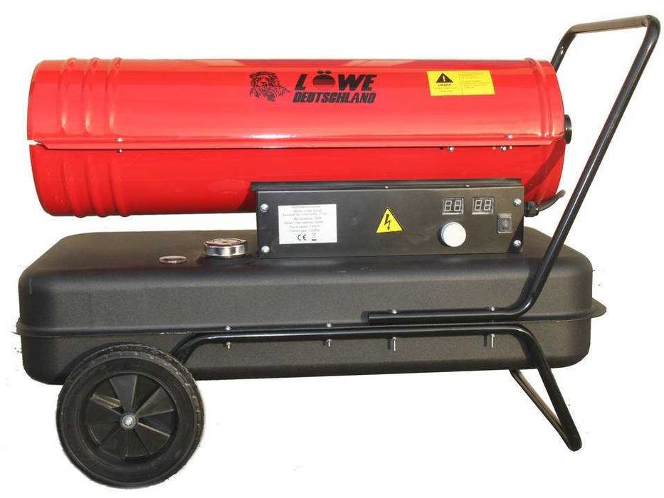 Nagrzewnica gazowa olejowa do ogrzewania budowy hali garażu mobilna