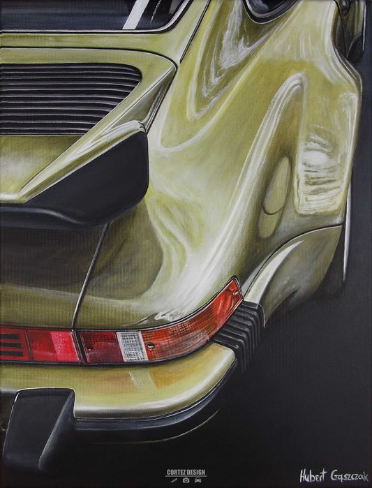 Obraz akrylowy Porsche 911 930 Turbo 30x40cm