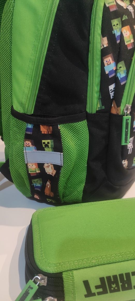 Plecak + piórnik Minecraft 1-3