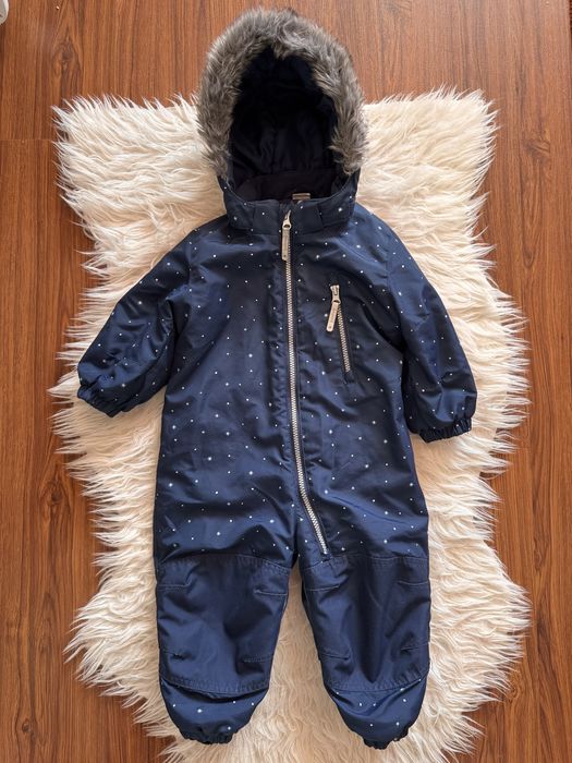 Зимовий непромокаючий комбінезон h&m теплий 9-12 міс 80 см