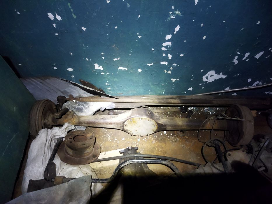 Ось на прицеп для мотоблока