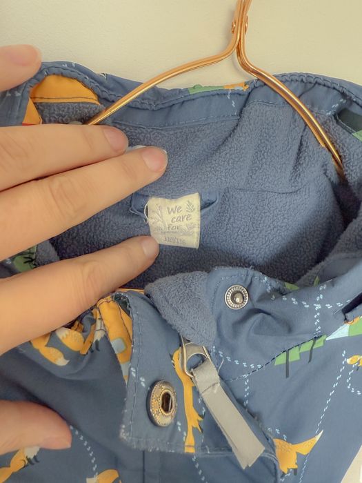 Kombinezon w liski dla chlopca zimowy Tchibo 110/116 cieply