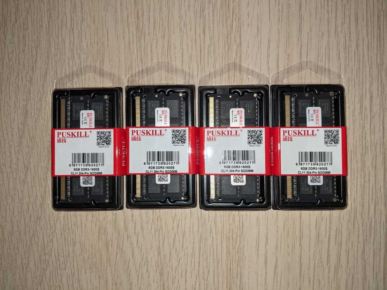 DDR3 8Гб 1600MHZ SoDIMM Нові модулі для ноутбука, є кількість