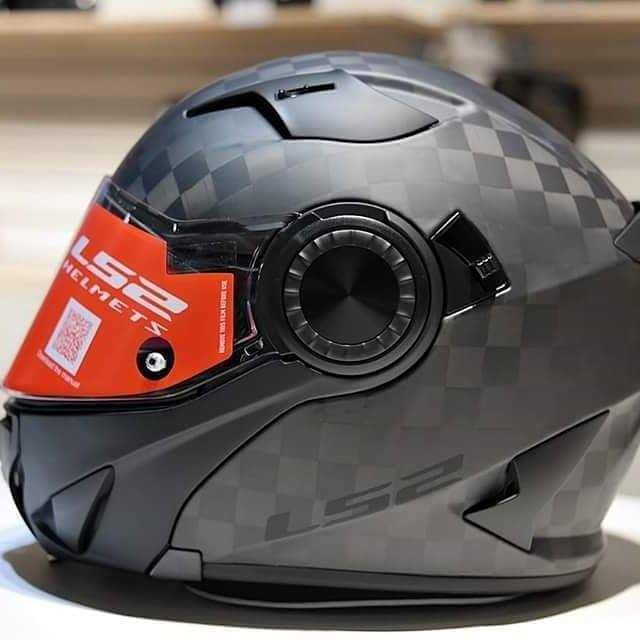 Capacete modular LS2 Vortex Matt Carbon. NOVO (40% Desconto) Tamanho S