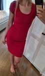 Sukienka M 38 midi nowa Tom&rose M czerwona koktajlowa elegancka