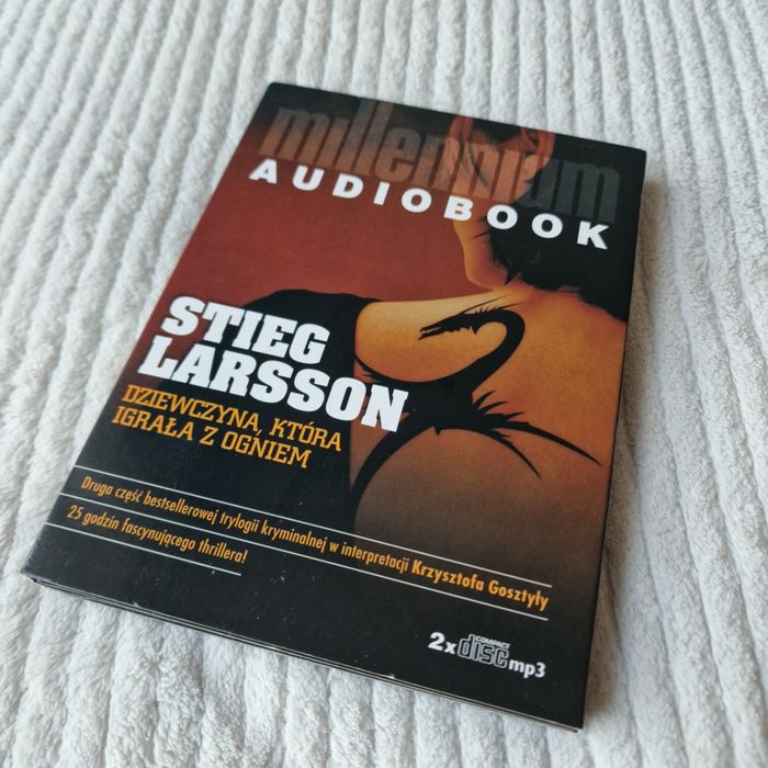 Stieg Larsson – Dziewczyna, która igrała z ogniem (audiobook, 2x CD MP
