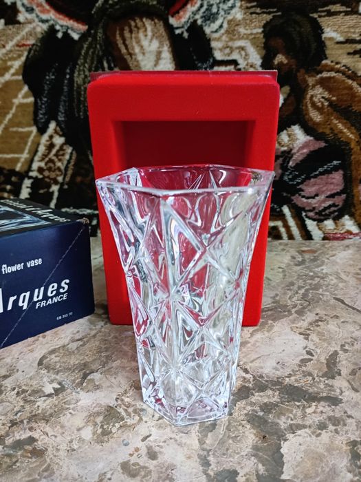 Belíssima jarra cristal d'arques com 13cm
Medid