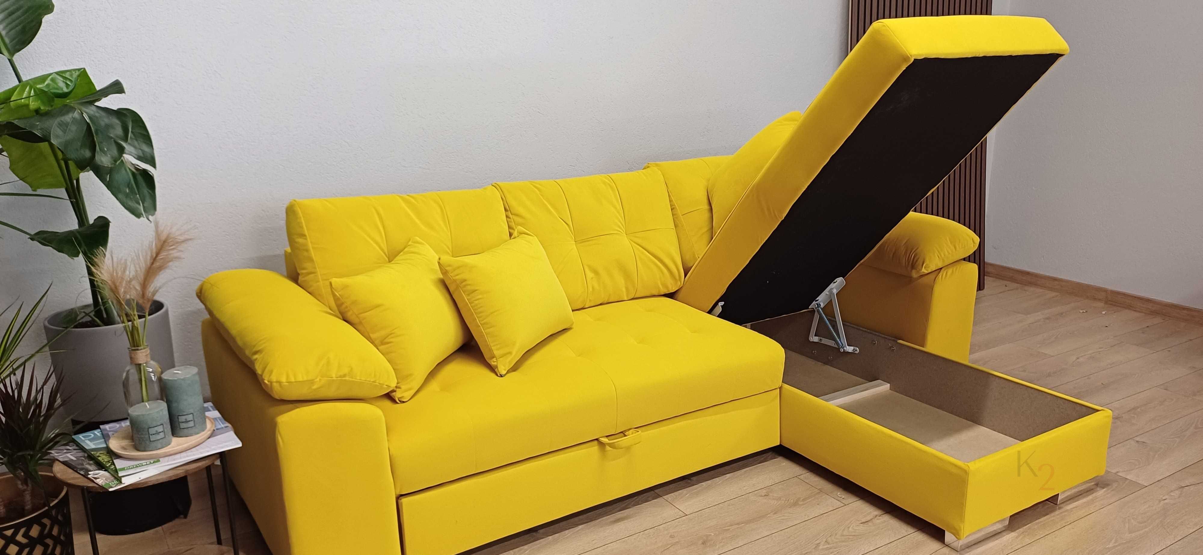 Narożnik DENVER rogówka sofa łatwo czyszczący USB hotelowy +gratis