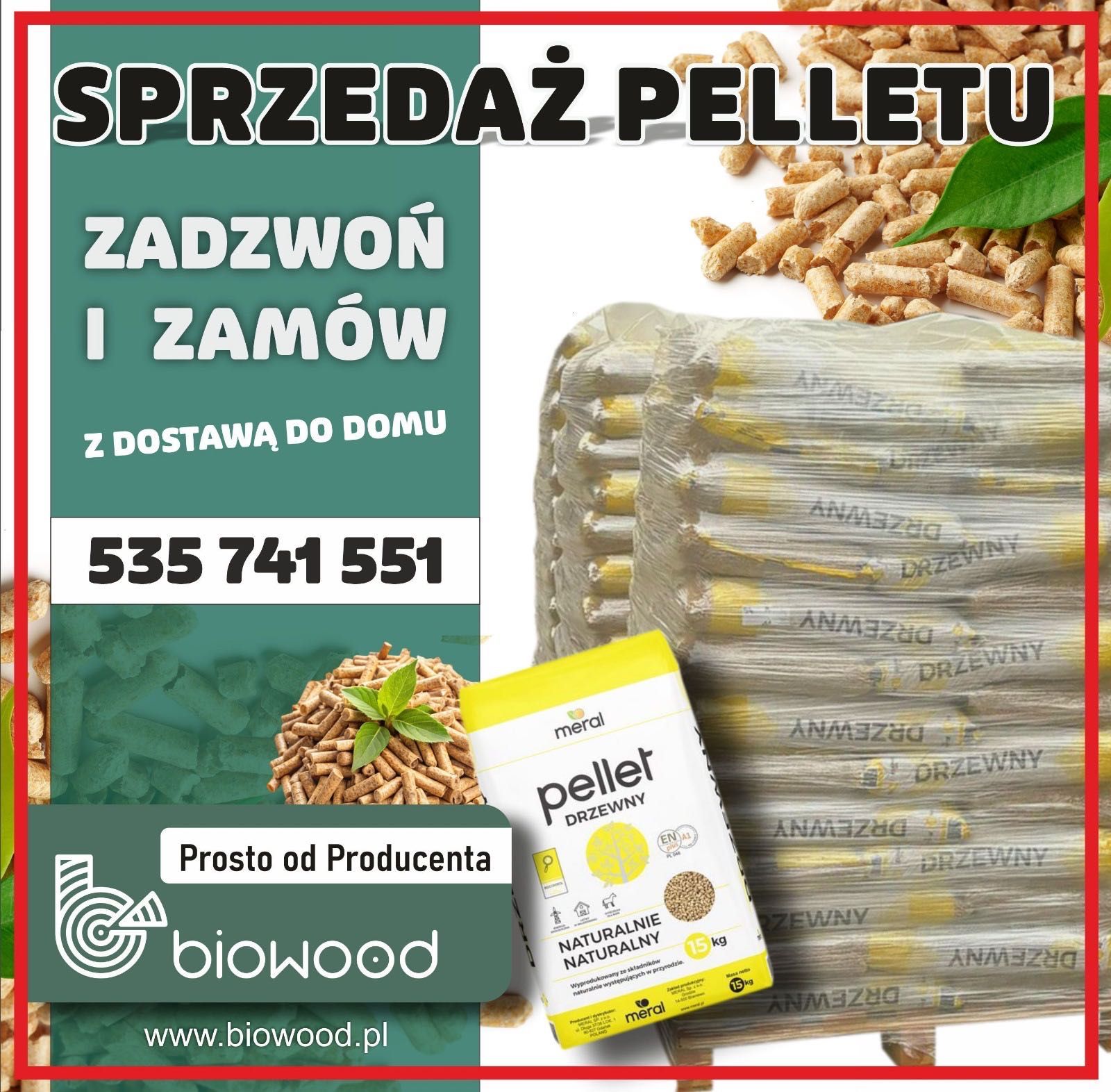 Pellet sosnowy 15 kg