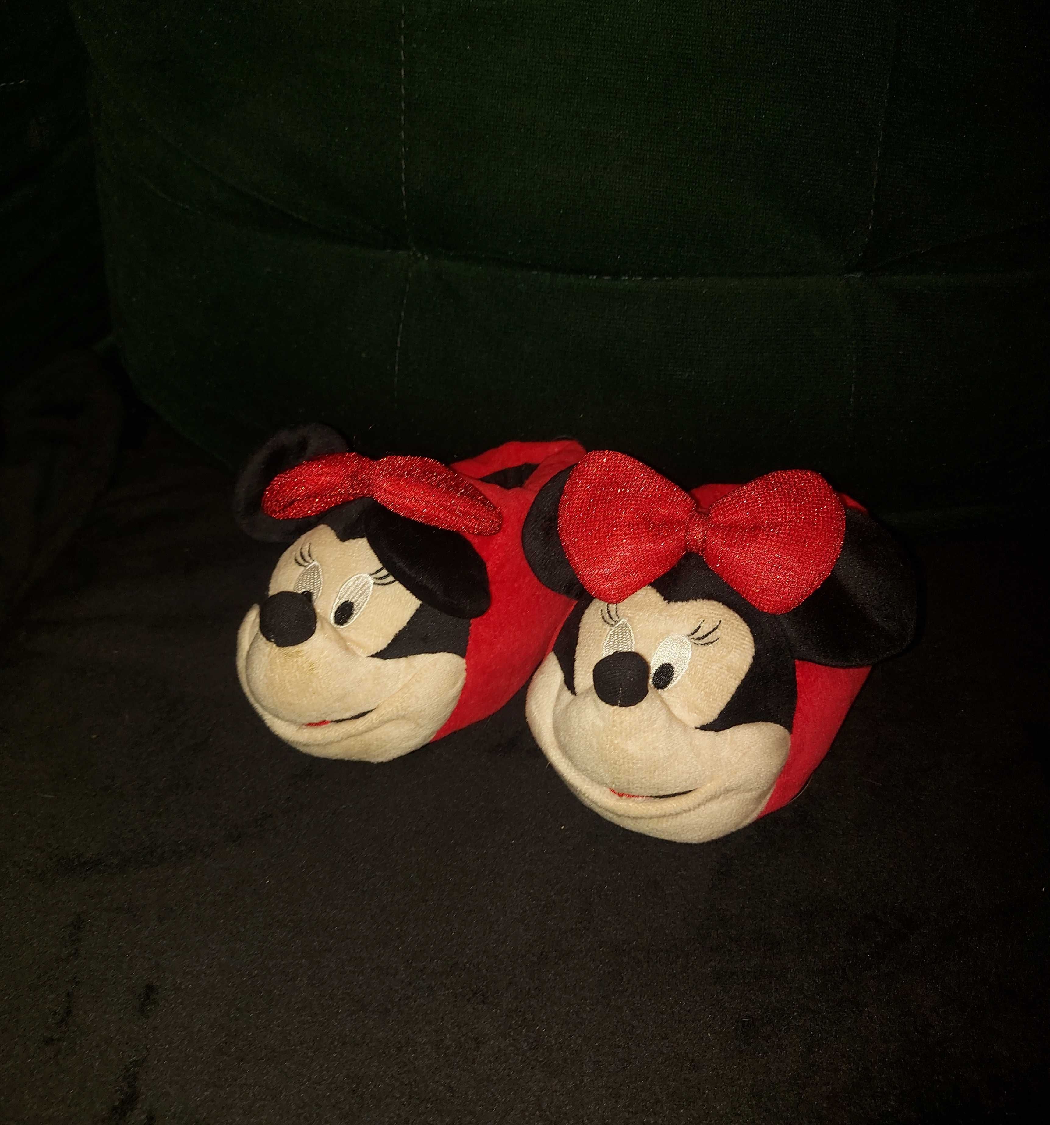Kapcie z myszką minnie r.28 czerwone